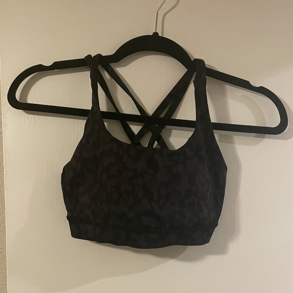 Lululemon cross cross leopard bra